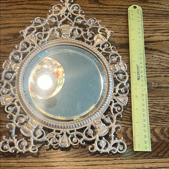 Bacchus Antique Victorian Mirror 🪞 Brass - Picture 11 of 15